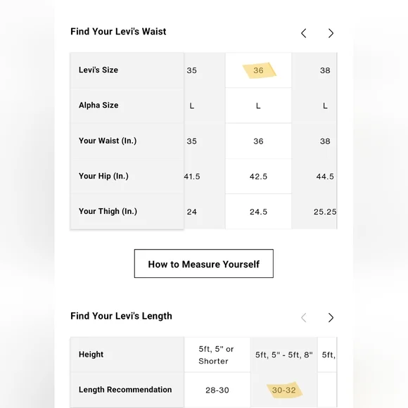 Levis Mens 505 Regular Fit Straight Leg Jeans Beige Khaki 36x32 Workwear Casual - Picture 9 of 11